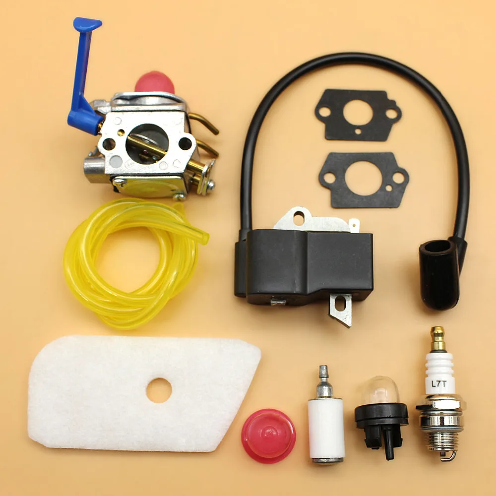 Carburetor Ignition Coil Air Filter Kit Fit HUSQVARNA 128L