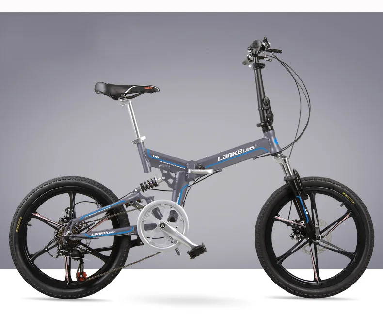 Sale 7 Speed 20 inches Folding Bike, Magnesium Alloy Rim, Front and Rear Disc Brake, Top Brand Speed Control System. 19