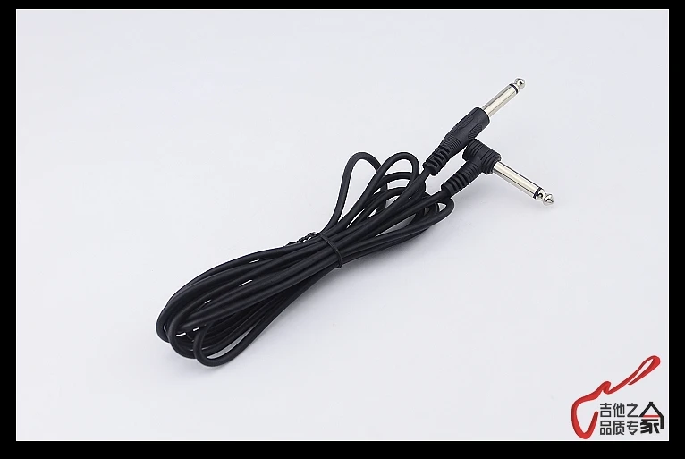 1 шт дешевая Электрогитара Бас-усилитель экранированный кабель(2,5 м длина/6,3 мм штекер/4 мм диаметр
