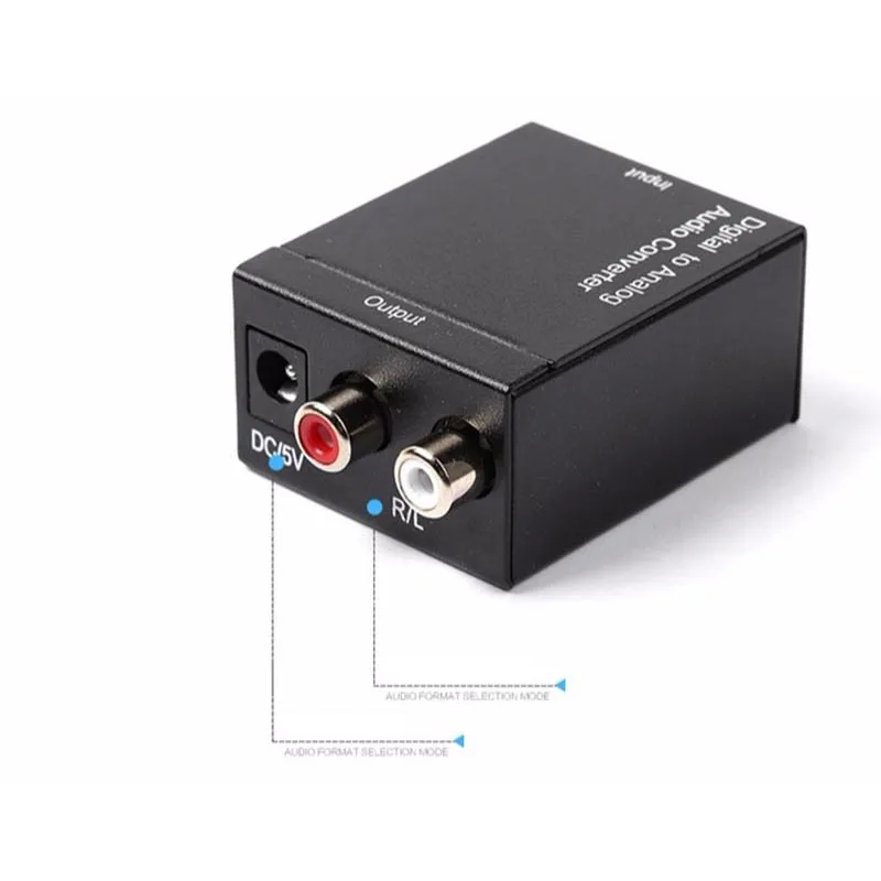 USB звуковая карта волокно коаксиальный SPDIF цифровой аудио вход RCA L/R аналоговый AUX аудио выход конвертер декодер плата ЦАП