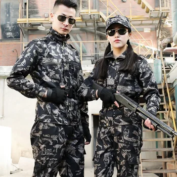 

Outdoor Tactical Hunting Clothes Men Multicam Suits Jacket + Pants Army Tactical Military Camouflage Clothing Combat Uniforms