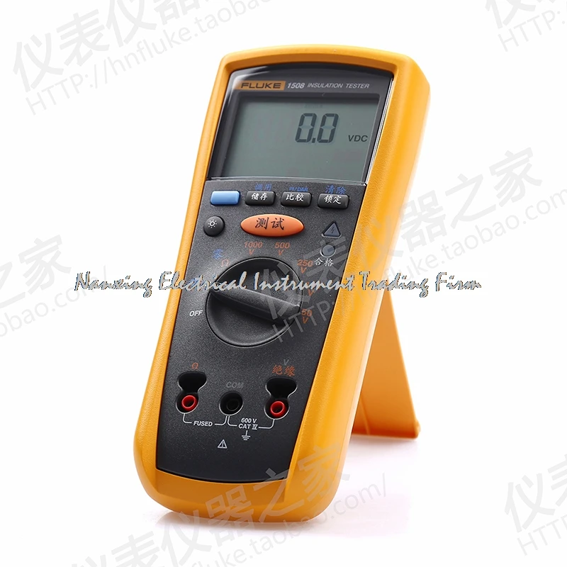 Мультиметр Fluke, быстрая 1508 цифровой изоляционный мультиметр F1508 цифровой Мегаомметр 1000 V 10gohm