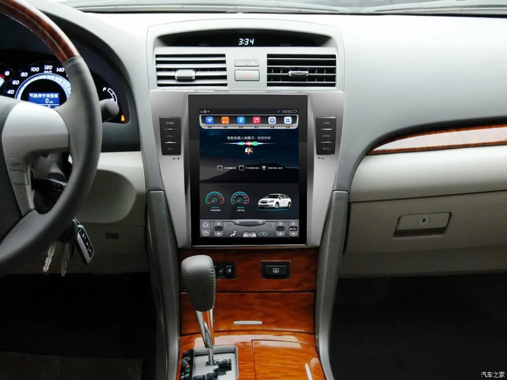 Cheap 32G ROM Vertical screen android car gps multimedia video radio player in dash for toyota camry 2007-2013 years car navigaton 6