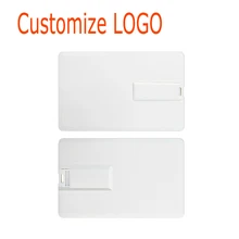 20 шт./лот, бесплатный логотип, usb флеш-накопитель, кредитная карта, Usb флеш-накопитель, 4 ГБ, 8 ГБ, флеш-накопитель, 16 ГБ, карта памяти, U диск, 32 ГБ, 64 ГБ, флешка