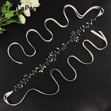 YouLaPan SH38 Свадебные Ремни со стразами Свадебные пояс-кушак тонкий Ремни для свадебное платье створки свадебные аксессуары свадьба пояса