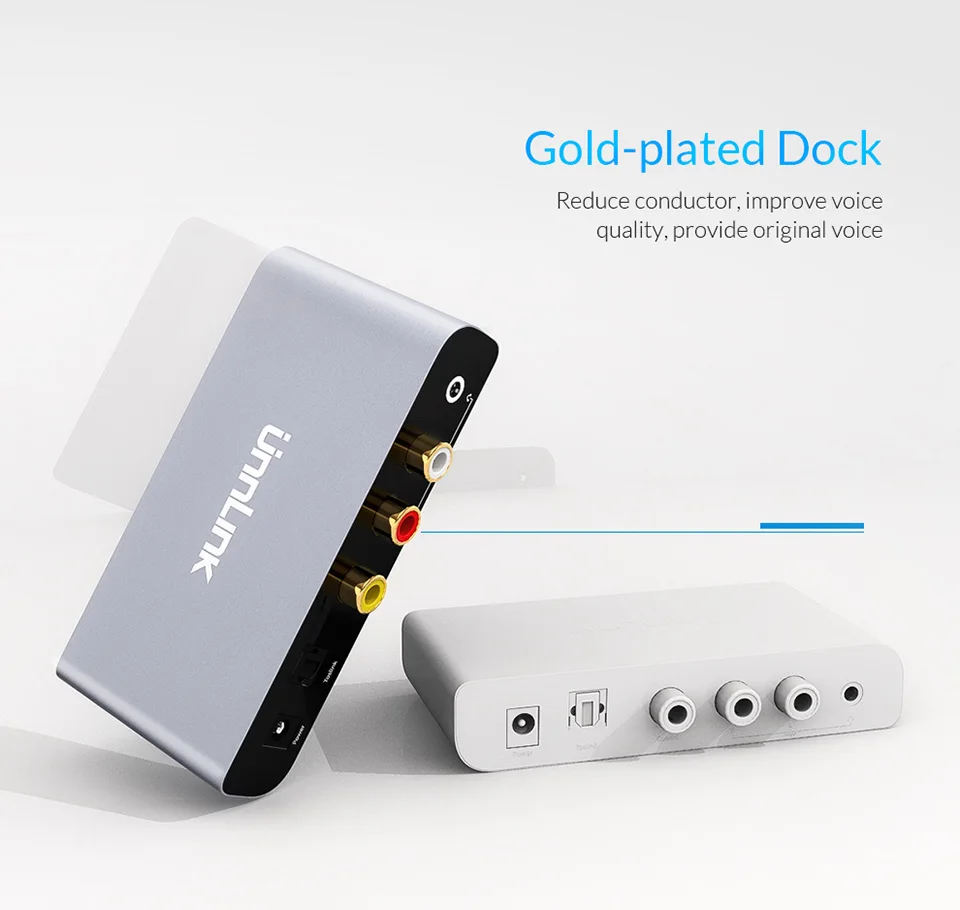Unnlink цифровой аналоговый аудио адаптер 192 кГц 24Bit SPDIF оптический Toslink коаксиальный