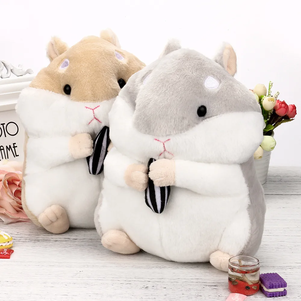 

23CM Adorable Kawaii Fluffy Hamster Soft Plush Toy Doll Cute Stuffed Toy Gifts Gifts Christmas Funny zabawki