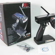 Flysky FS-GT3B FS GT3B 2,4G 3CH пистолет RC Системы передатчик с приемником для пульт ДУ для дистанционно управляемой машины лодки с светодиодный Экран