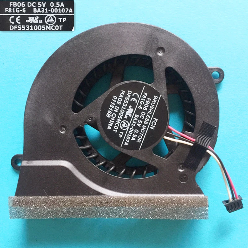 New laptop CPU cooling fan Cooler Notebook Fit for SAMSUNG fcn FB2F FA5M-1 BA31-00108A DFS602205M30T KSB0705HA-bc06 Laptops