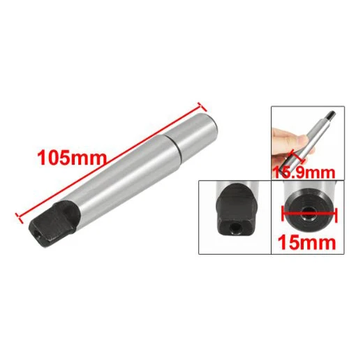 MT2 Shank to B16 Adapter Taper Arbor Drill Sleeve w Tang for Tailstock