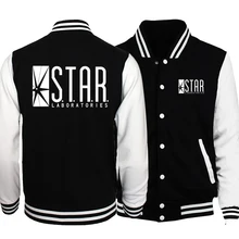 Забавные мужские толстовки в стиле хип-хоп с принтом STAR labs,, унисекс, серия, толстовки, женские бейсбольные куртки для фитнеса, kpop
