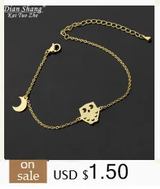 DIANSHANGKAITUOZHE Gold Colour Bijoux De Pied Femme Leg Chain Stainless Steel Bracelet Femme Women Double Heart Foot Anklets