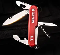 HX на открытом воздухе открытый 440 нержавеющая швейцарский нож маленький нож клавиатура портативный складной нож Открытый выживания