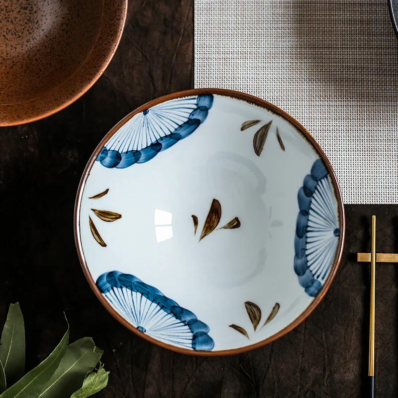 NIMITIME японский стиль миска для риса посуда большая чаша Ramen керамическая миска для супа большая обеденная миска для лапши