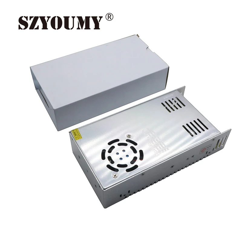 

SZYOUMY 5V 70A 350W Switching Power Supply Driver for 5V WS2812B WS2801 LED Strip Light AC 110-240V Input to DC 5V 10PCS DHL