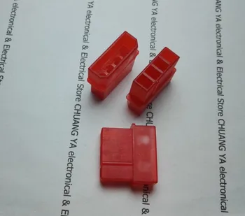 

molex red big 4P 4D female for PC computer ATX IDE Power connector plastic shell Housing