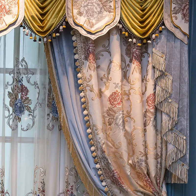 Cultural King's Liviong Room Hook Style with valance занавески римские комнаты для роскошной учебы