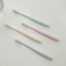 8 шт. простая взрослая Мягкая зубная щетка для волос домашняя семейная Чистящая чистая настоящая супер Мягкая зубная щетка