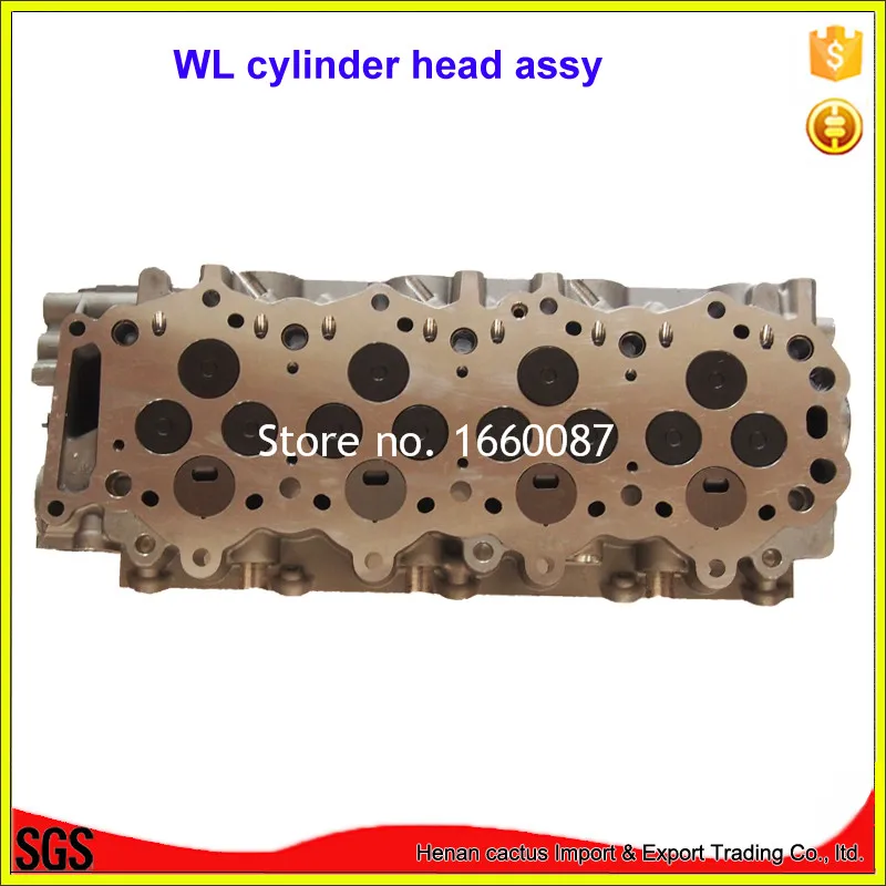 Complete WL Cylinder head WL 31 10 100H for Mazda B2500/ Ranger 2499cc