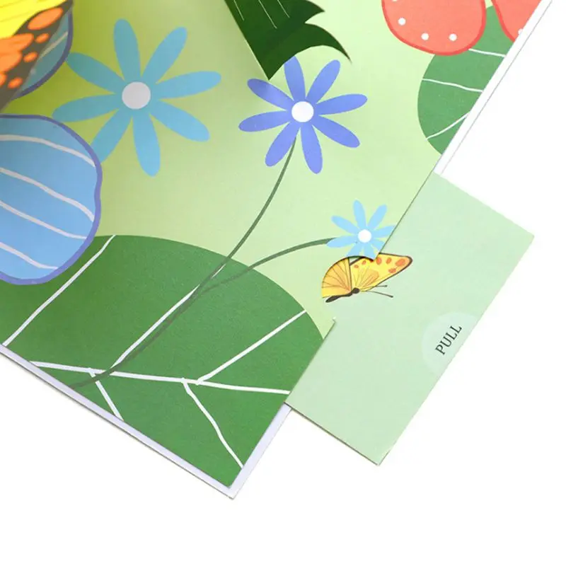 3D Поп-ап мультфильм бабочка Свадебное приглашение открытка День рождения Рождество День матери Gif