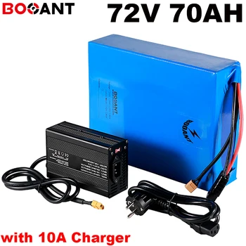 

Poweful 9000w 7000w 20S 20P 72v 70ah E-bike lithium battery for Samsung Sanyo LG 18650 72v electric bike battery +10A Charger