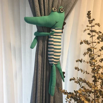 

New Fashion Cartoon Creative Crocodile Doll Curtain Buckle Curtain Clip Strap Cute Curtain Accessories Exquisite Gift 237