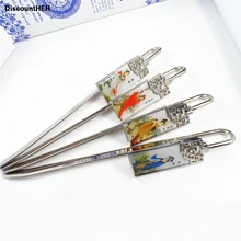 Популярная практичная ручная работа, уникальная Полезная модная металлическая Закладка, канцелярский товар