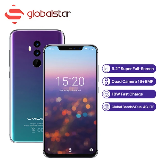 Special Offers UMIDIGI Z2 4G Android 8.1 Cell Phones 6.2" MT6763 Helio P23 Quad Core 6GB RAM 64GB ROM 4 Cameras 16.0MP+8.0MP Face ID Smartphone Special Offers UMIDIGI Z2 4G Android 8.1 Cell Phones 6.2" MT6763 Helio P23 Quad Core 6GB RAM 64GB ROM 4 Cameras 16.0MP+8.0MP Face ID Smartphone