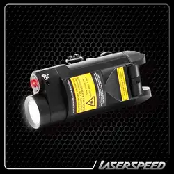 Laserspeed Красный Лазерный Пистолет со светодиодным комбинированный фонарь для реальных пистолетов Ls-Cl7-R компактный Красный точечный