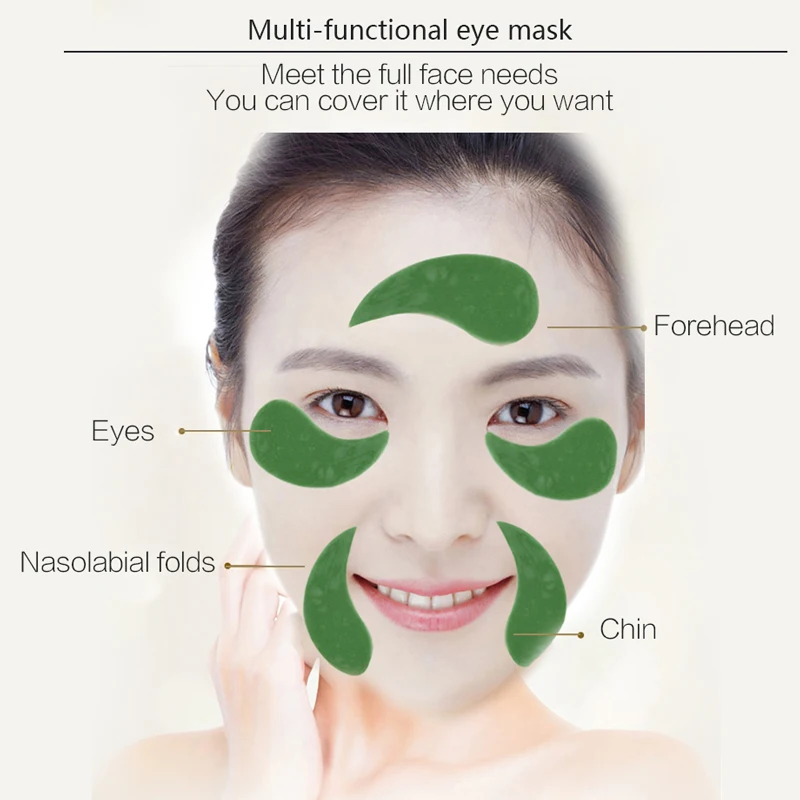 60PCS Anti Wrinkle Eye Mask Eye Patches Mask Crystal Collagen Under the Eyes Sleep Mask Remove Dark Circles Hydrogel Patch