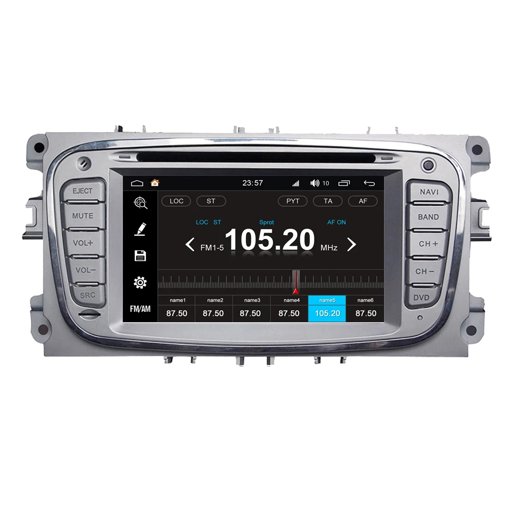 Для Ford для Focus 2 Mondeo Kuga S max C Android 8 0 автомобильный мультимедийный плеер Din gps радио