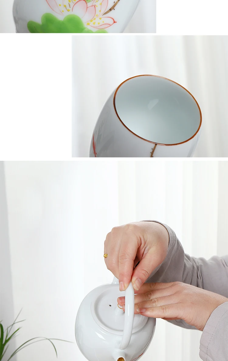 TANGPIN керамическая чайная чашка ручная роспись фарфоровая чашка Китайский кунг-фу чашка посуда для напитков 190 мл