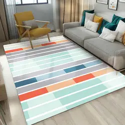 Красочные ковры для гостиной дома декоративный ковер спальня диван журнальный столик ковер Dornier кабинет пол коврики краткое Nordic s