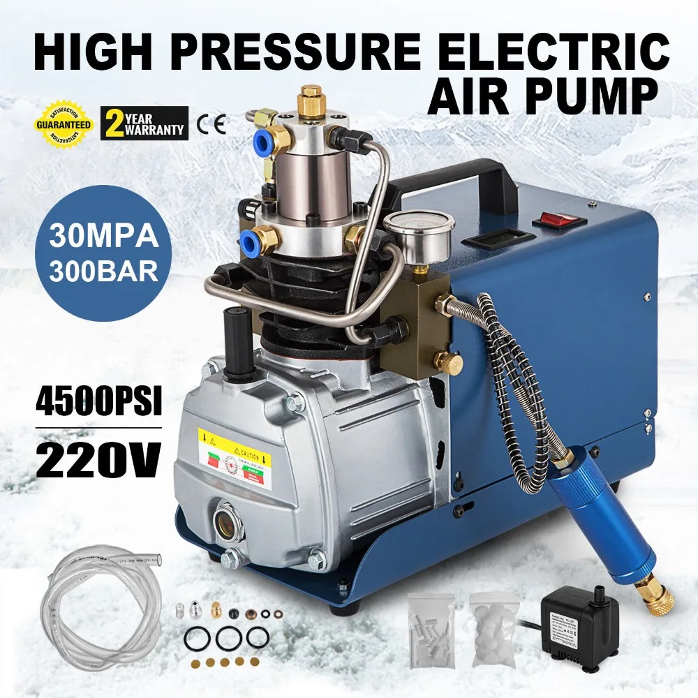 220V 30MPa Air Compressor Pump with PCP Electric High Pressure System NEW