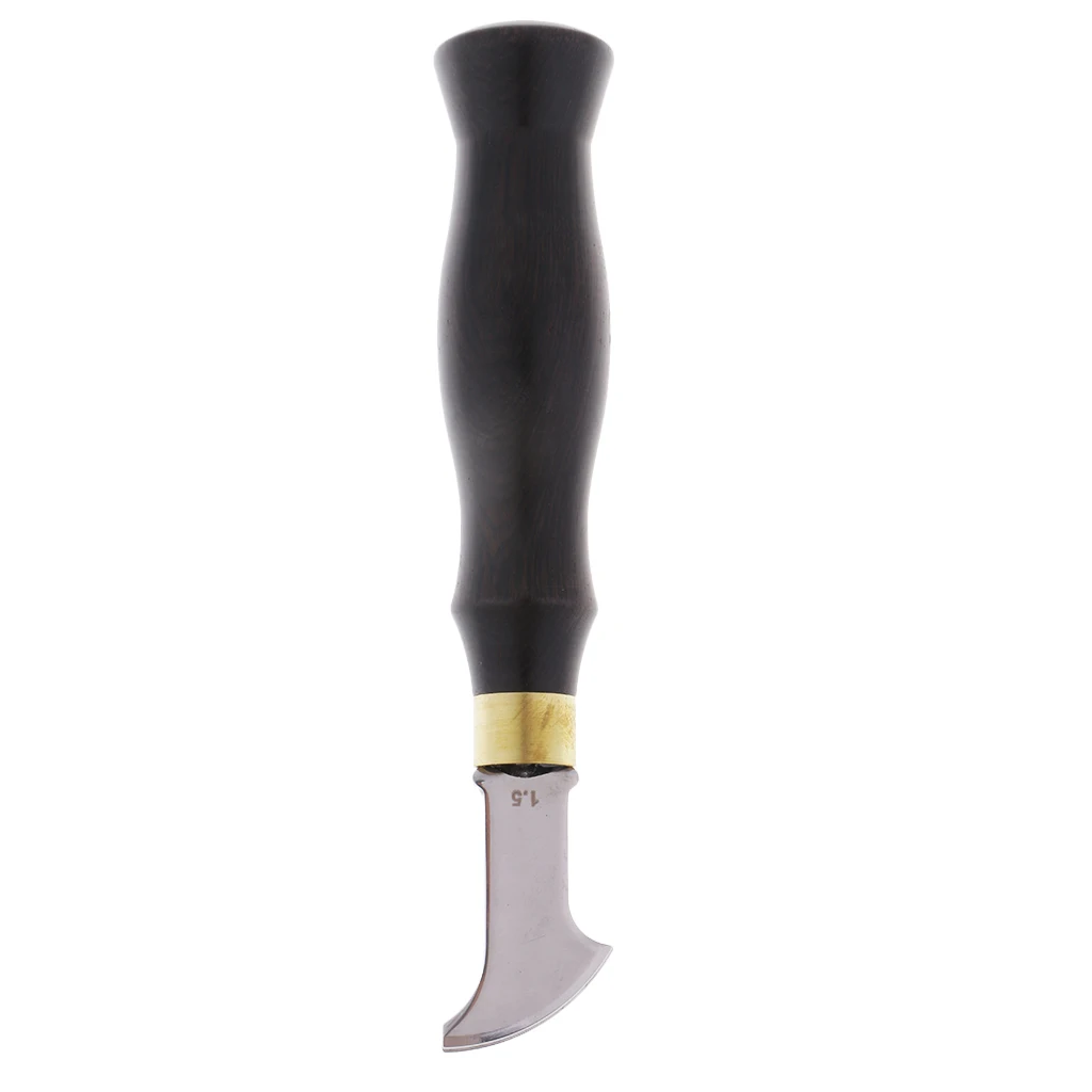 DIY Leather Craft Edge Creaser Stainless Steel Ebony Edge Marking Decorate Tool