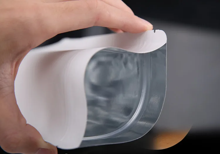 100pcs Stand up White Paper Foil Inside Zip Lock Bag X-mas Coffee Powder Nuts Cookie Tea Spice Capsule Snack Packaging Pouches 100pcs Stand up White Paper Foil Inside Zip Lock Bag X-mas Coffee Powder Nuts Cookie Tea Spice Capsule Snack Packaging Pouches