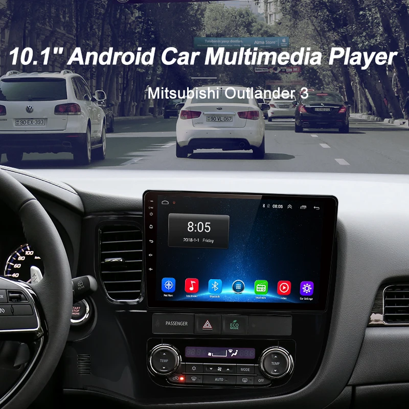 Junsun 2G+ 32G Android 8,1 для Mitsubishi Outlander 3 2012- Авто 2 din Радио стерео плеер Bluetooth gps навигация