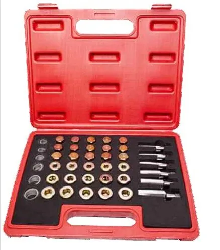 

114 Pcs Oil Pan Drain Sump Plug Key Thread Repair Tool Kit Set Drain plug Auto Tools 5sets