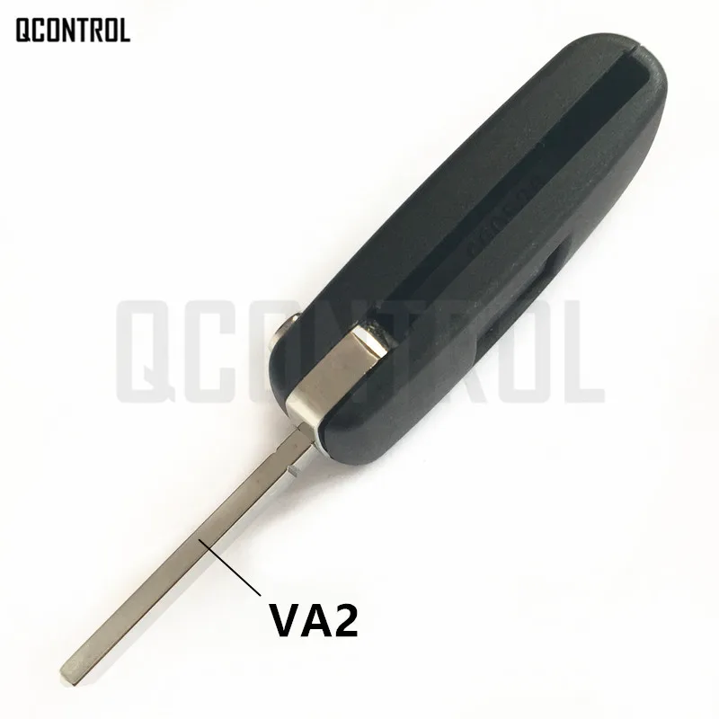 QCONTROL Автомобильный Дистанционный ключ 433 МГц подходит для CITROEN C1 C2 C3 C4 C5 Berlingo; Picasso ID46(CE0536 ASK/FSK, 2 кнопки VA2