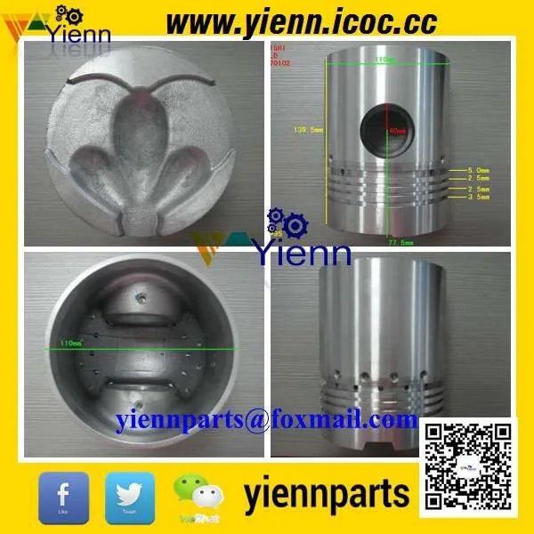 Mitsubishi 6DB1 piston2
