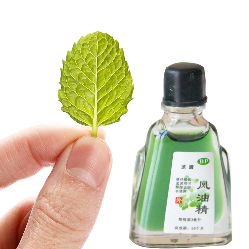 5 шт. Fengyoujing Мятные чистые эфирные масла, подходящие для защиты от комаров, мигрень, головная боль, массажное масло