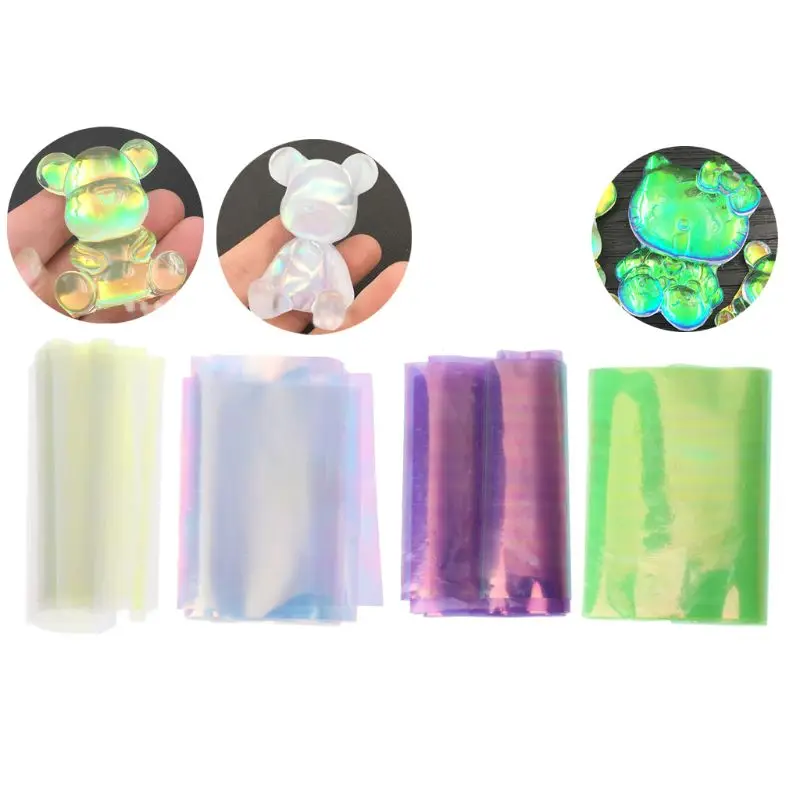 

Reflective Paper Jewelry Accessories Laser Aurora AB Effect Reflective Mirror Paper DIY Epoxy Resin Jewelry Fillings DIY Making