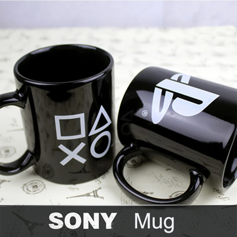 

1Pcs PS4 Game SONY PlayStation Mug Ceramic Anime Model Game Cup Limited Collection Toys For Gifts Free Shipping