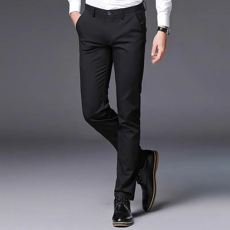 Earoomze 2018 Men's Spring Summer Skinny Pencil Pants Casual Slim Fit