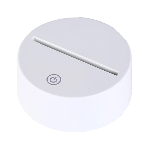 7 цветов Сенсорная лампа база для 3D ночного света светодиодный светильник База белый светодиодный держатель лампы Portalampada 3D ночник держатель