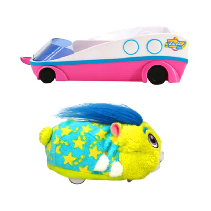 

The Zhu Zhus Simulated Animal Electronic Pet Little Hamster Articulated Vehicle Combination Children Educational Toy G2151