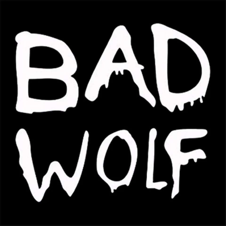 Cunymagos Doctor Who Bad Wolf Fashion Car-Styling Vinyl Stickers Decals Fashion Creative Car Body Window Wall Toilet Stickers 13cm11 (4)