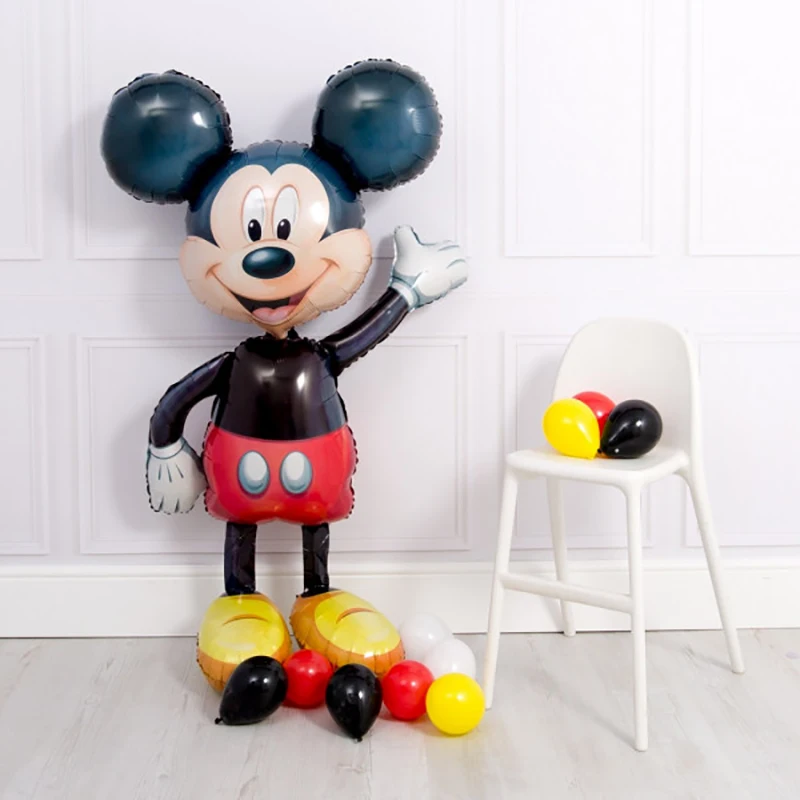 

170cm Jungle Big Mickey Minnie Birthday Balloon for Boy Girls Party Baby Shower Kids Animals Air Ballon Party Decorations Toys