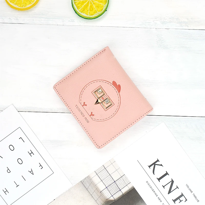 

Bemoreal women's wallet PU leather ID card holder good quality ladies small owl purse slim hollow out Casual wallet short purse
