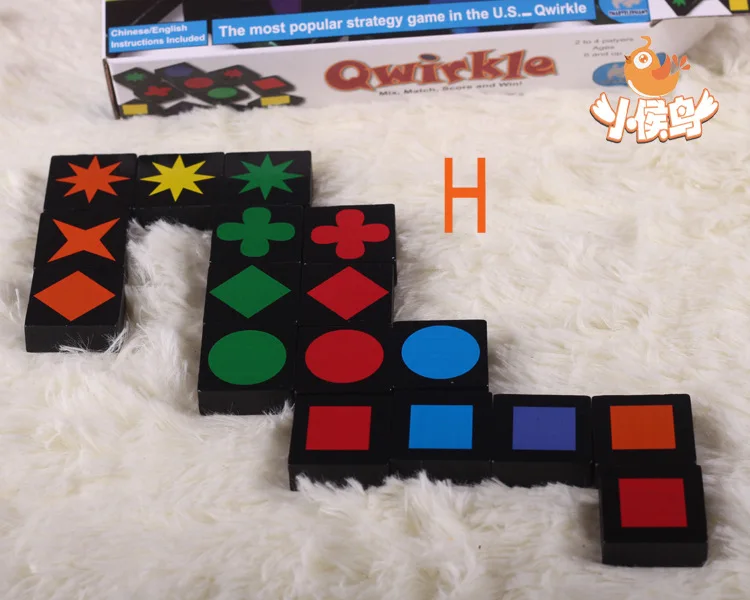 Qwirkle Mix оценка матча и выиграй! Детские развивающие игрушки шахматы настольные игры, сборные деревянные игрушки Qwirkle для взрослых интеллектуальные игры